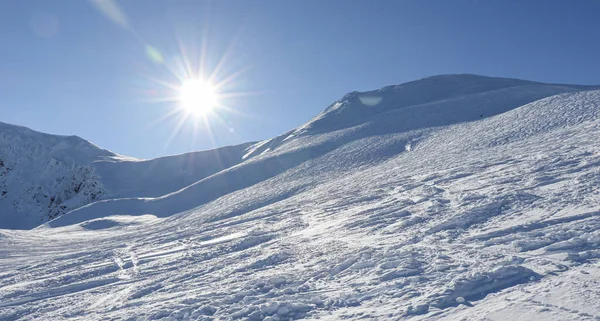 Winterlandschaft Aus Den Polnischen Bergen — Stockfoto