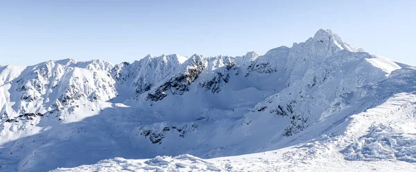 Winterlandschaft Aus Den Polnischen Bergen — Stockfoto