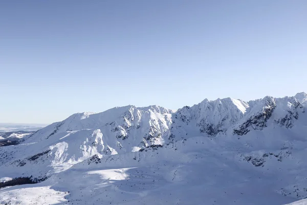 Schöner Winterblick Auf Die Polnischen Berge — Stockfoto