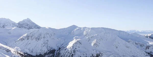 Schöner Winterblick Auf Die Polnischen Berge — Stockfoto