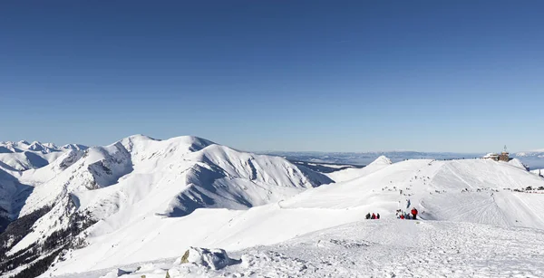 Schöner Winterblick Auf Die Polnischen Berge — Stockfoto