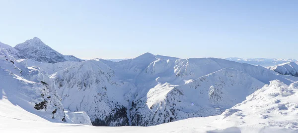 Bela Vista Inverno Das Montanhas Polonesas — Fotografia de Stock