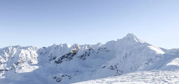 Bela Vista Inverno Das Montanhas Polonesas — Fotografia de Stock