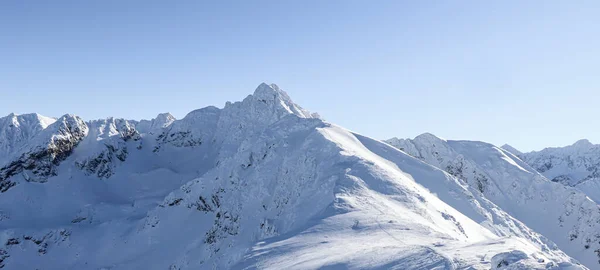 Bela Vista Inverno Das Montanhas Polonesas — Fotografia de Stock