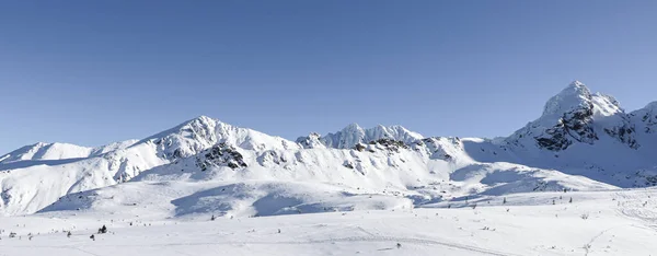 Bela Vista Inverno Das Montanhas Polonesas — Fotografia de Stock