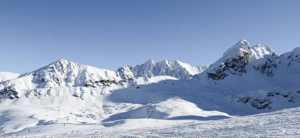Schöner Winterblick Auf Die Polnischen Berge — Stockfoto