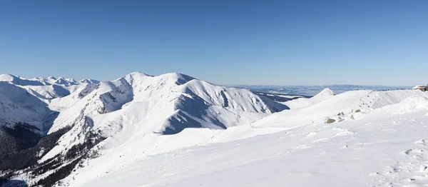 Bela Vista Inverno Das Montanhas Polonesas — Fotografia de Stock