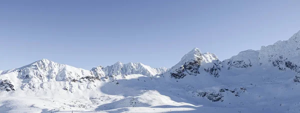 Bella Vista Invernale Delle Montagne Polacche — Foto Stock