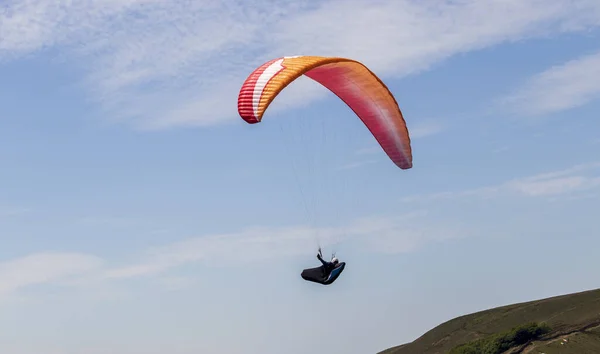 Paracadute Colorato Una Riserva Naturale Inghilterra — Foto Stock