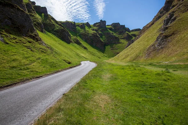 Mam Tor Peak District Anglii Krásné Místo Pro Milovníky Hor — Stock fotografie