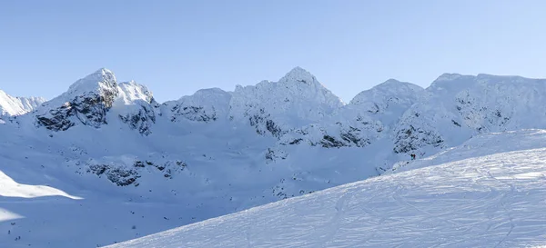 Winterlandschap Van Poolse Bergen — Stockfoto