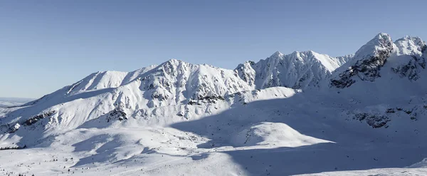 Paesaggio Invernale Dalle Montagne Polacche — Foto Stock