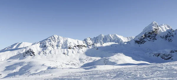 Vinterlandskap Från Polska Berg — Stockfoto