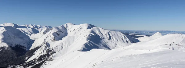 Зимовий Пейзаж Польських Гір — стокове фото