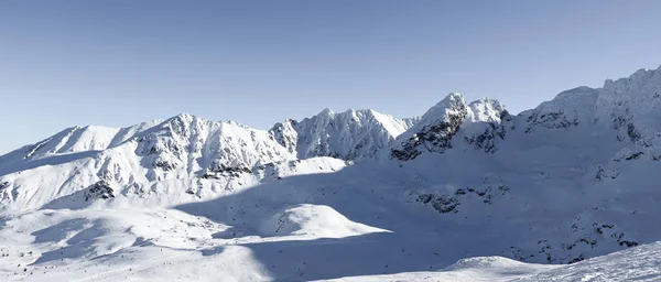 Winterlandschap Van Poolse Bergen — Stockfoto