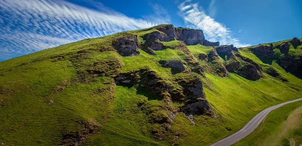 Landschaft Mit See Peak District — Stockfoto