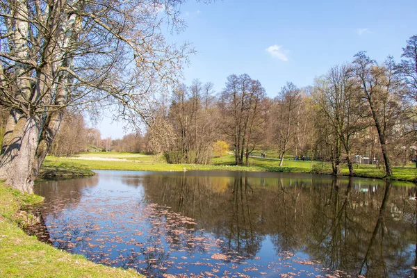 Myslecinek Parque Urbano Más Grande Polonia Situado Solo Tres Kilómetros — Foto de Stock