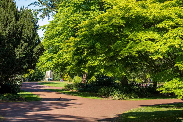 Vista Parco Inglese Primavera Inghilterra — Foto Stock