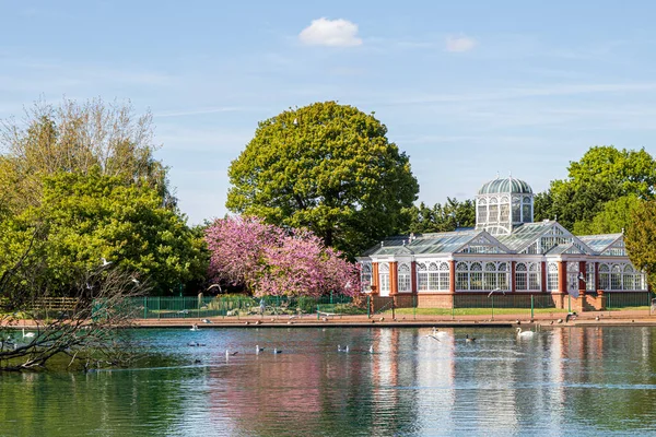 Utsikt Över Engelsk Park Våren England — Stockfoto