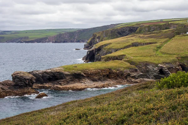 Port Isaac Vacker Havsutsikt — Stockfoto