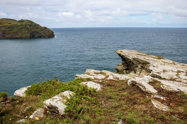 Glen San Nectán Hermosa Vista Las Montañas Cornwall —  Fotos de Stock