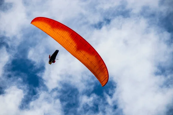 Mam Tor Paracadute Colorato Nel Peack District — Foto Stock