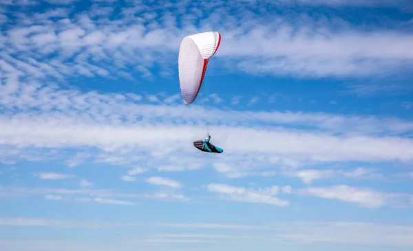 Mam Tor Paracadute Colorato Nel Peack District — Foto Stock