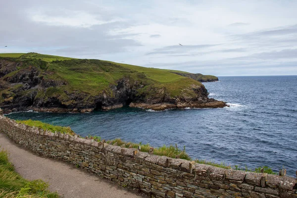 Port Isaac Vacker Havsutsikt — Stockfoto