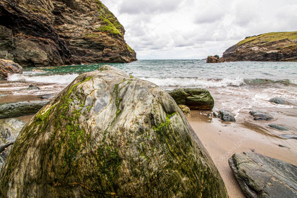 Tintagel - Beautiful sea and mountain view in North Cornwall