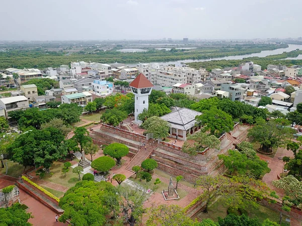 Zeelandia Kalesi, Tainan, Tayvan hava manzarası.