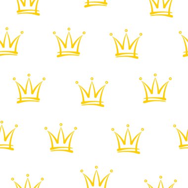  Sarı taç pürüzsüz desen