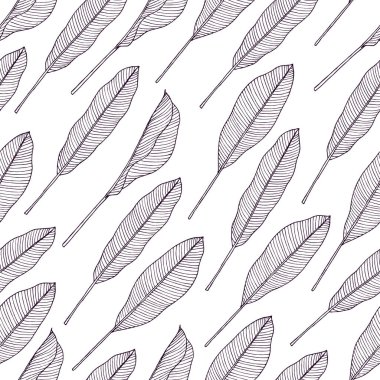 Elle çizilmiş çizim stili helikoni pürüzsüz bir iz bırakır. Tropikal doku.