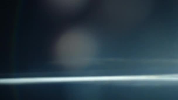 Optisk Lins Facklor Läcka Blixtljus Naturlig Belysning Lampa Strålar Effekt — Stockvideo