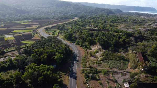 Highway Crossing South Island Java Indonesia — Stock Photo, Image