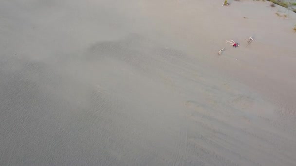 Imágenes Aéreas Gumuk Pasir Sand Dune Yogyakarta Indonesia — Vídeos de Stock