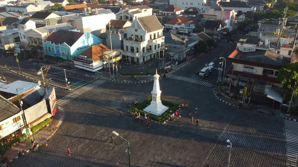 Yogyakarta Indonésie Août 2020 Atmosphère Centre Ville Jogja Dans Matinée — Photo