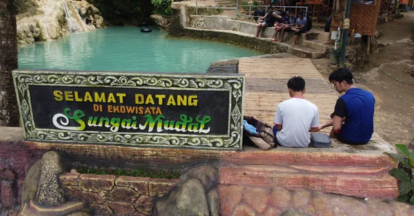 Yogyakarta Indonesië September 2020 Mudal River Park Kulon Progo — Stockfoto