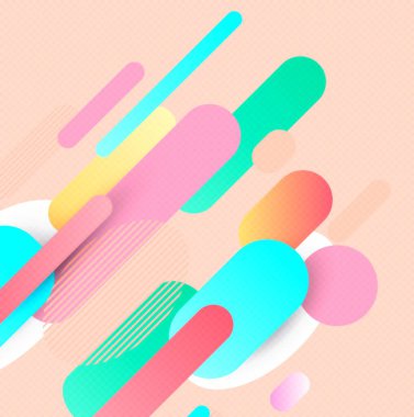 colorful background with cutlery