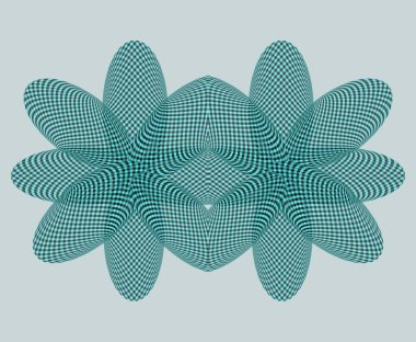 abstract floral illustration on gray  background
