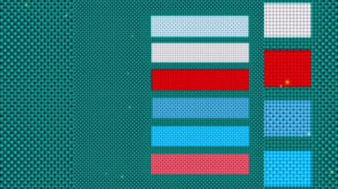 Dijital efektli soyut bir illüstrasyonun videosu