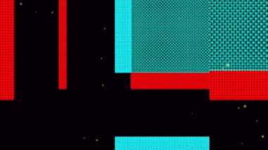 Dijital efektli soyut bir illüstrasyonun videosu