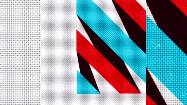 vidéo d'une illustration abstraite avec effet numérique