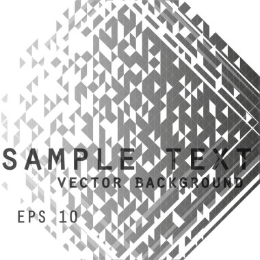 Geometrik şekillerin gri arkaplanı. Üçgen ve çizgi deseni. Kitapçık, broşür, poster, kapak. İş için kayıt. Hisse senedi. Metin.