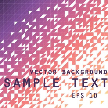 Geometrik şekillerin parlak, renkli arka planı. Üçgen ve çizgilerin gökkuşağı deseni. Kitapçık, broşür, poster, kapak, iş için tasarım. Hisse senedi. Metin.