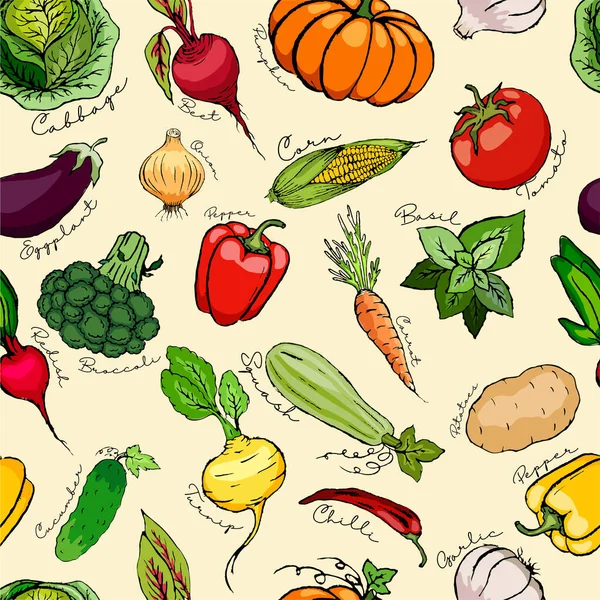 Olgun, taze sebzeler ve aromatik bitkiler. Yemek koleksiyonu. Kusursuz bir illüstrasyon. Stok vektörü.