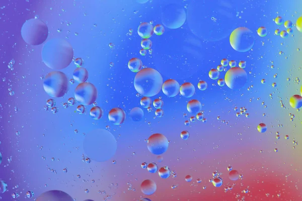 Close View Water Bubble Background Using Macro Technique — Stock Photo, Image