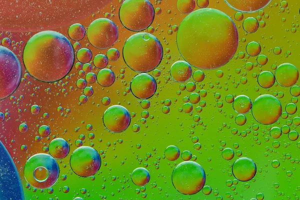 Close View Water Bubble Background Using Macro Technique — Stock Photo, Image