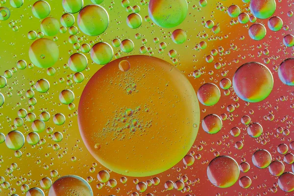 Close View Water Bubble Background Using Macro Technique — Stock Photo, Image