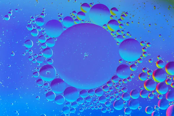 Close View Water Bubble Background Using Macro Technique — Stock Photo, Image