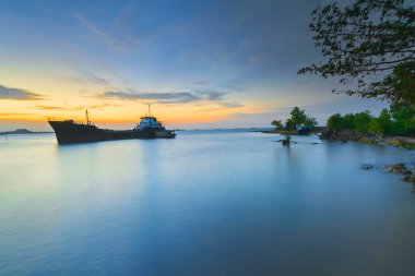 Batam Adası 'nda Tanker Gemisi 